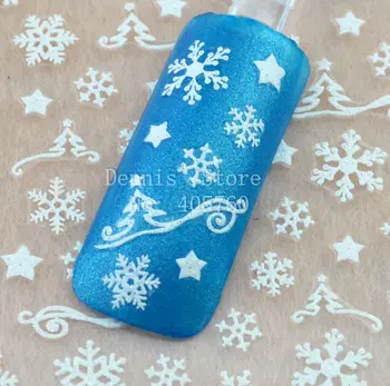 Wholesale 5 sheets/lot Cute Christmas White Glitter Snowflake Tree Stars 3D Nail Art Sticker Phone Xmas DIY Decal Retail Package
Wholesale 5 sheets/lot Cute Christmas White Glitter Snowflake Tree Stars 3D Nail Art Sticker Phone Xmas DIY Decal Retail Package