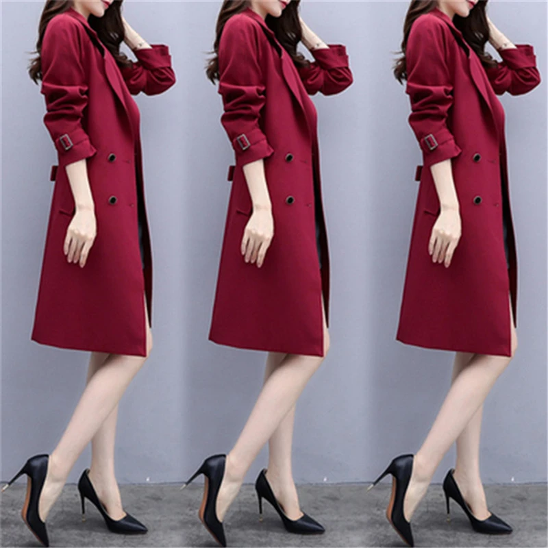Fashion Spring Autumn Long Ladies Trench Coat 2020 New High Quality Double-breasted Womens Windbreaker Femme Slim Women Coat
Fashion Spring Autumn Long Ladies Trench Coat 2020 New High Quality Double-breasted Womens Windbreaker Femme Slim Women Coat