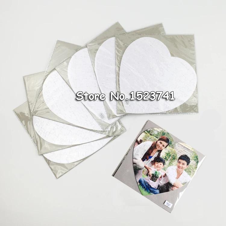 2018 blank heart-shaped Sublimation Puzzles blank pearl Jigsaw free shipping 50pcs/lot
2018 blank heart-shaped Sublimation Puzzles blank pearl Jigsaw free shipping 50pcs/lot