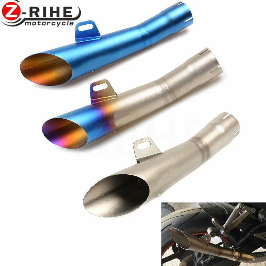 for Universal 36-51mm Motorcycle Accessories cnc Exhaust Stainless Steel Motorbike Exhaust Pipe mt09 mt07 mt10 mt 03 z900 z800