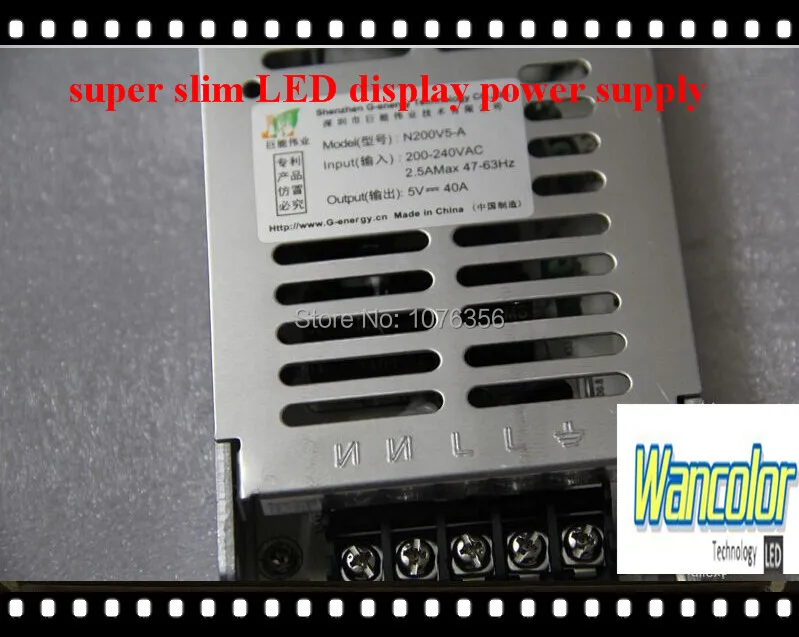 free shipping Ultra-thin switching power supply for 200W 5V 40A 187v-253V With EMC&Safety standards approved
free shipping Ultra-thin switching power supply for 200W 5V 40A 187v-253V With EMC&Safety standards approved
