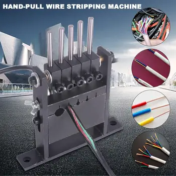Metal Manual Wire Stripping Machine Scrap Cable Stripper Copper Recycling Tool Hand-pull Operation Wire Stripping Stripper Black
Metal Manual Wire Stripping Machine Scrap Cable Stripper Copper Recycling Tool Hand-pull Operation Wire Stripping Stripper Black
