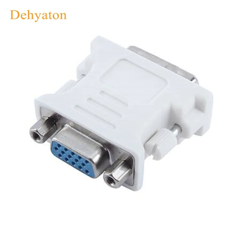 Dehyaton DVI-I 24+5 Pin DVI Male to VGA Female Video Converter Adapter for PC laptop VGA Adapter Convertor
Dehyaton DVI-I 24+5 Pin DVI Male to VGA Female Video Converter Adapter for PC laptop VGA Adapter Convertor