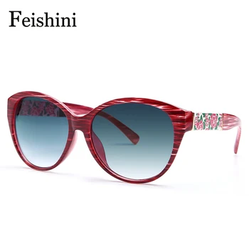 FEISHINI HOT Fashion Prevent UV lentes de sol mujer Sexy Superstar Retro Vintage Cat eye Sunglasses Women Brand Designer 2020
FEISHINI HOT Fashion Prevent UV lentes de sol mujer Sexy Superstar Retro Vintage Cat eye Sunglasses Women Brand Designer 2020