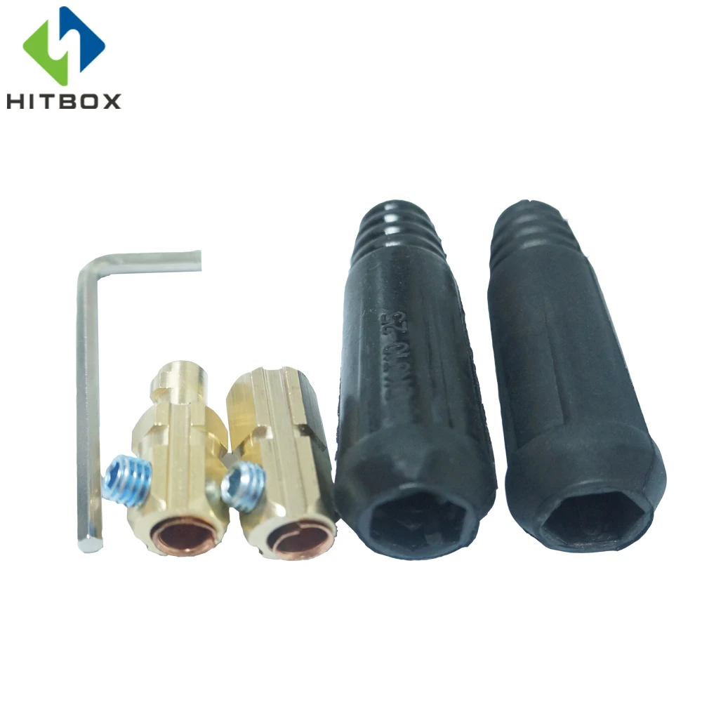 HITBOX Welding Cable Connector Welding Machine Quick Fitting Male Socket Plug Five Pieces
HITBOX Welding Cable Connector Welding Machine Quick Fitting Male Socket Plug Five Pieces