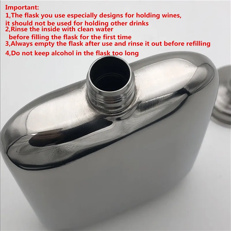 Generic Che Guevara 6 Ounce Hip Flask 304 Stainless Steel 170ml Flask