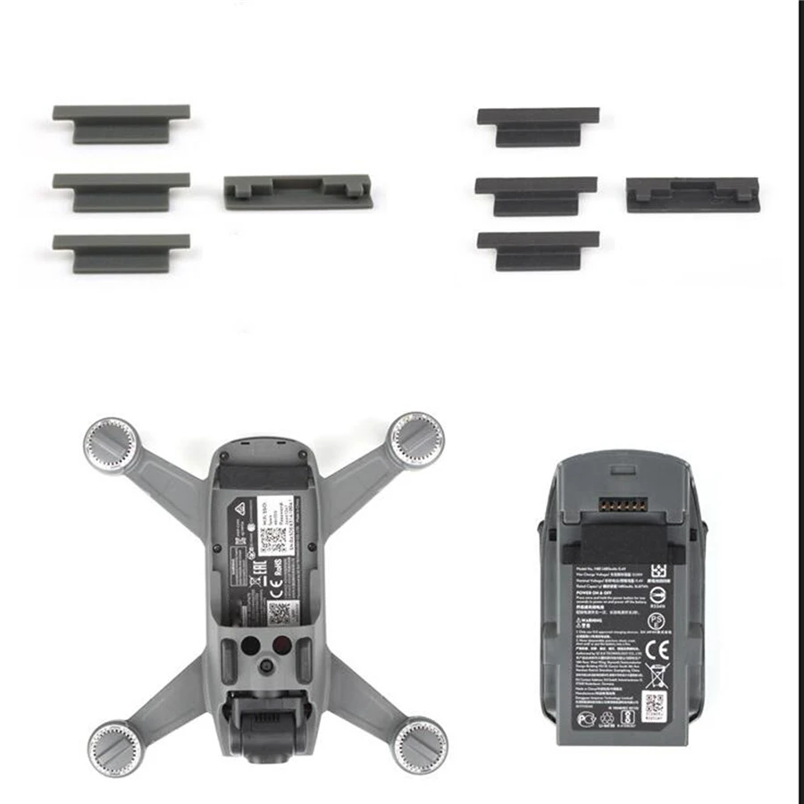 Battery Charging Port Cover + Body Silicone Dust-proof Plug Cover for DJI Spark Drone Accessories
Battery Charging Port Cover + Body Silicone Dust-proof Plug Cover for DJI Spark Drone Accessories