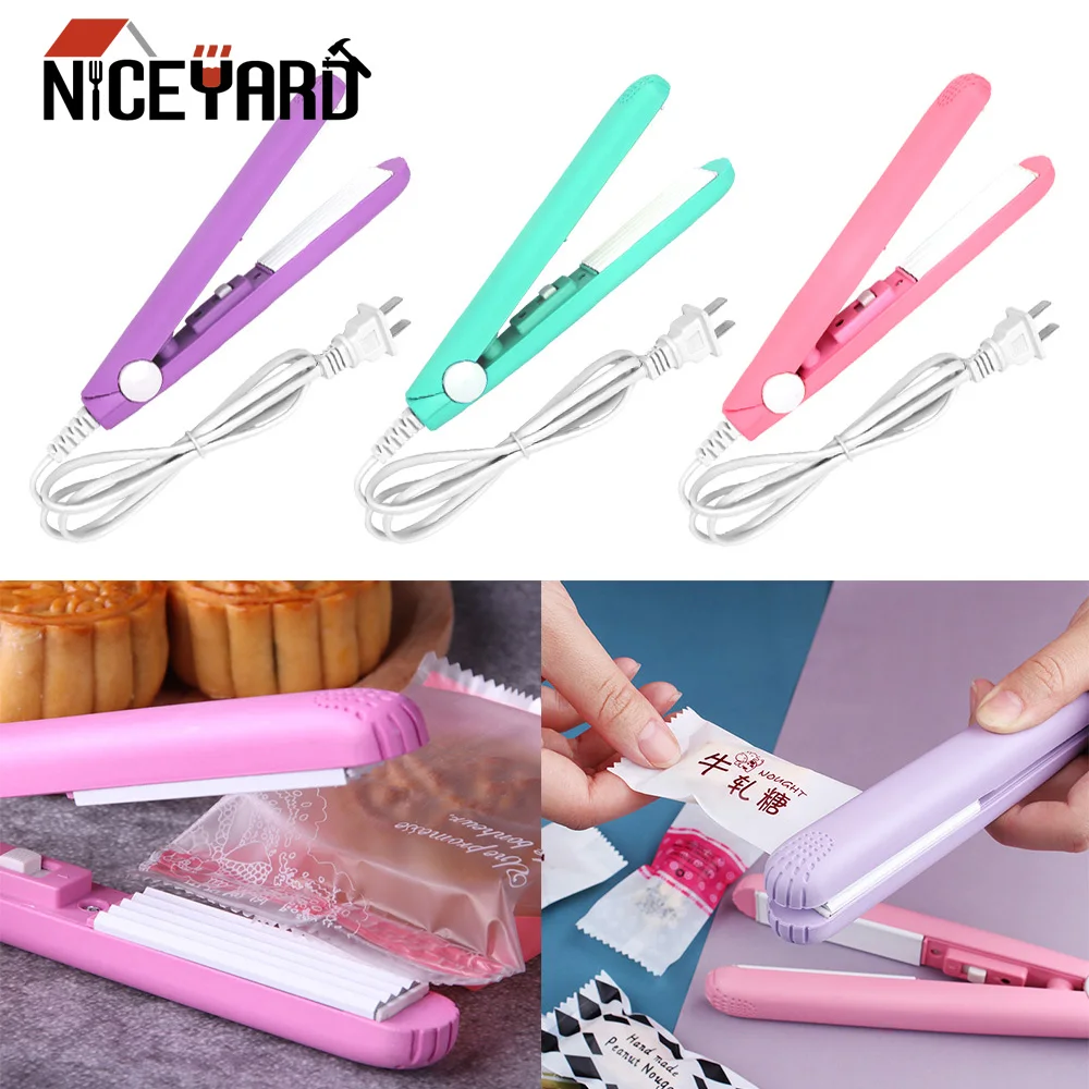 NICEYARD Handheld Bag Clips Heat Sealing Machine Food Vacuum Sealer Household Mini Portable Seal Packing Plastic Impulse Sealer
NICEYARD Handheld Bag Clips Heat Sealing Machine Food Vacuum Sealer Household Mini Portable Seal Packing Plastic Impulse Sealer