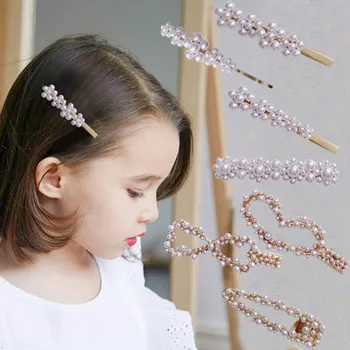 Girls Hair Clips Cute Pearl Design Hair Pin Children Hairpin Princess Decorative Hair Accessories
Girls Hair Clips Cute Pearl Design Hair Pin Children Hairpin Princess Decorative Hair Accessories