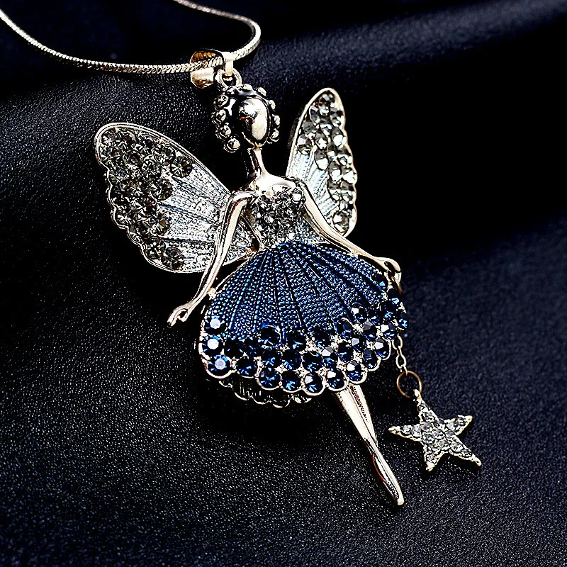 Alloy Crystal Cute Rhinestone Cartoon Princess Bellat Pendant Angel Wing Rhinestone Necklace Angle wing charm Jewelry for Women
Alloy Crystal Cute Rhinestone Cartoon Princess Bellat Pendant Angel Wing Rhinestone Necklace Angle wing charm Jewelry for Women