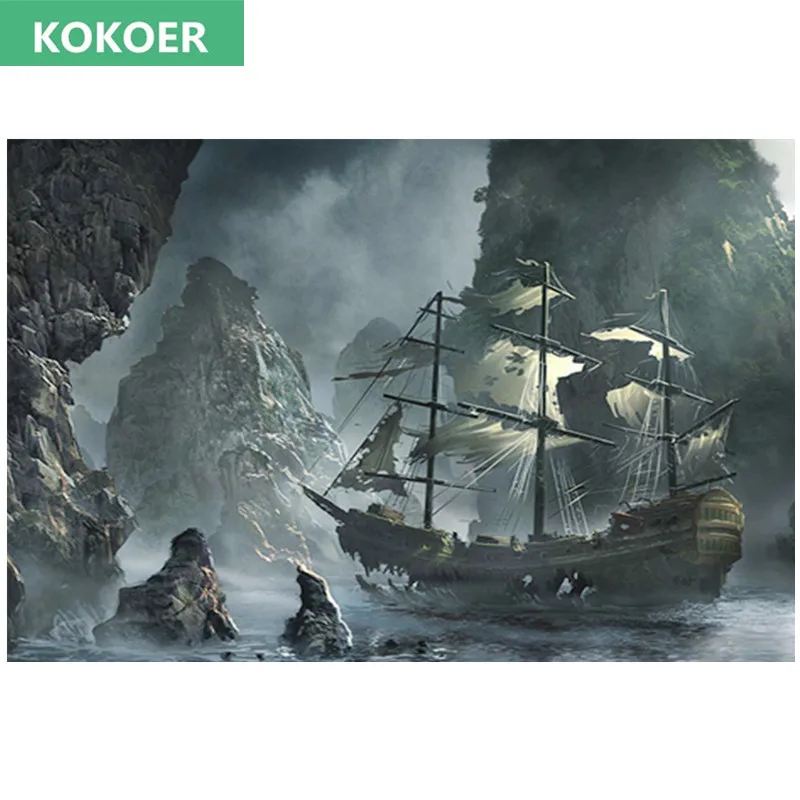 Full Diamond Painting Pirate ship in the night Mosaic Diamond Embroidery Pictures Cross Stitch Needlework wall decor Gift 30x20
Full Diamond Painting Pirate ship in the night Mosaic Diamond Embroidery Pictures Cross Stitch Needlework wall decor Gift 30x20