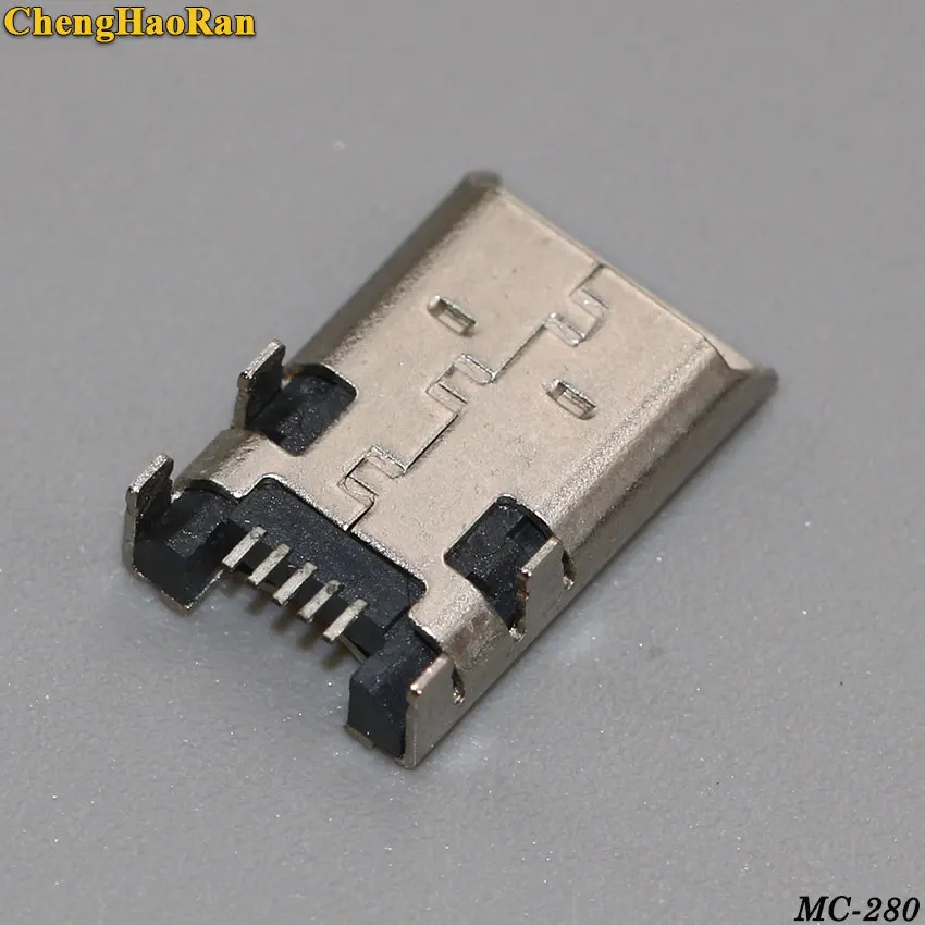 

ChengHaoRan 10pcs Mini Micro USB connector 5pin connector for Asus ME102 K001 K013 Mobile phone charging end plug charging jack