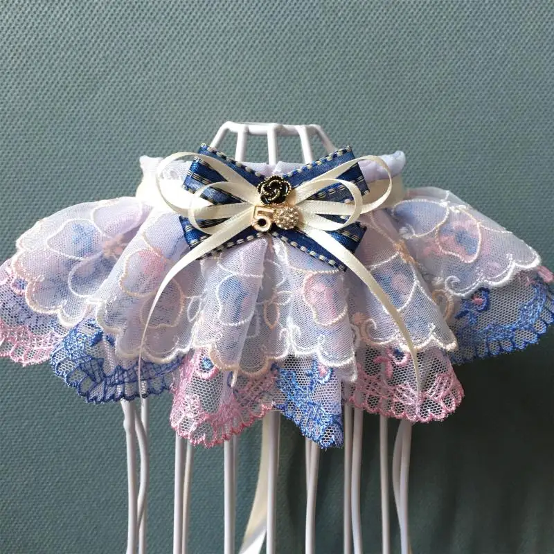 OnnPnnQ Handmade Puppy Dog Necklace Bow Ties Necklace Pet Collars Christmas Dogs Festival Lace Tie Pet Jewelry Accessories
OnnPnnQ Handmade Puppy Dog Necklace Bow Ties Necklace Pet Collars Christmas Dogs Festival Lace Tie Pet Jewelry Accessories