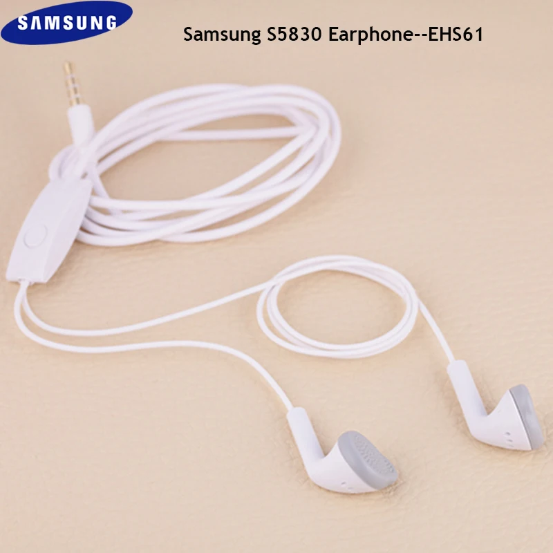 

100% Original Genuine Samsung EHS61 Earphone Headsets Wired In-Ear Earpiece Microphone For Galaxy S5830 S8 S10 E M20 M10 A10 A20