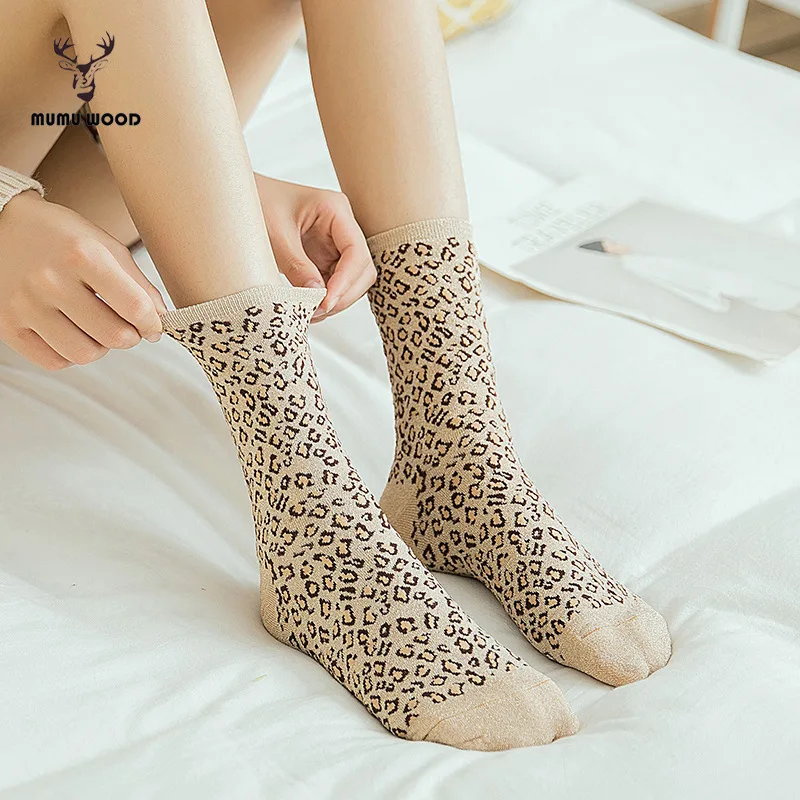 Unique Sparkled Glitter Leopard Women Socks Fashion High Street Bling Bling Socks Autumn Winter Trendy Shiny Animal Print Socks
Unique Sparkled Glitter Leopard Women Socks Fashion High Street Bling Bling Socks Autumn Winter Trendy Shiny Animal Print Socks
