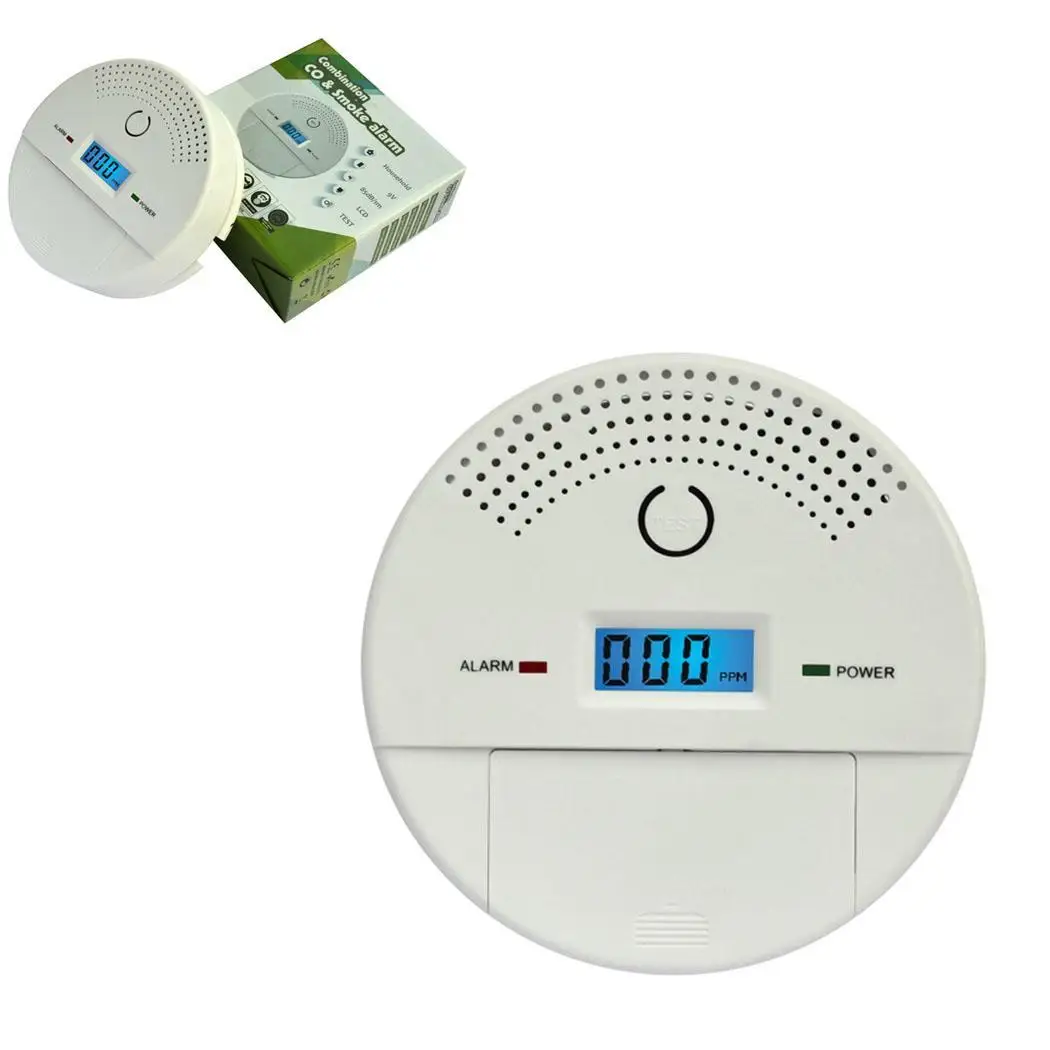 Home LCD Carbon Monoxide Smoke Alarm 85dB Poisoning JC611 Sensor 5~40C Indoor Smart Detector 3 - 0.5KHZ
Home LCD Carbon Monoxide Smoke Alarm 85dB Poisoning JC611 Sensor 5~40C Indoor Smart Detector 3 - 0.5KHZ