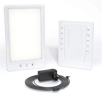 Light Therapy Lamp - Sun Lamp with 10000 lux LED and 3 Adjustable Color, Tablet Size and Brightness Controls (White)
Light Therapy Lamp - Sun Lamp with 10000 lux LED and 3 Adjustable Color, Tablet Size and Brightness Controls (White)