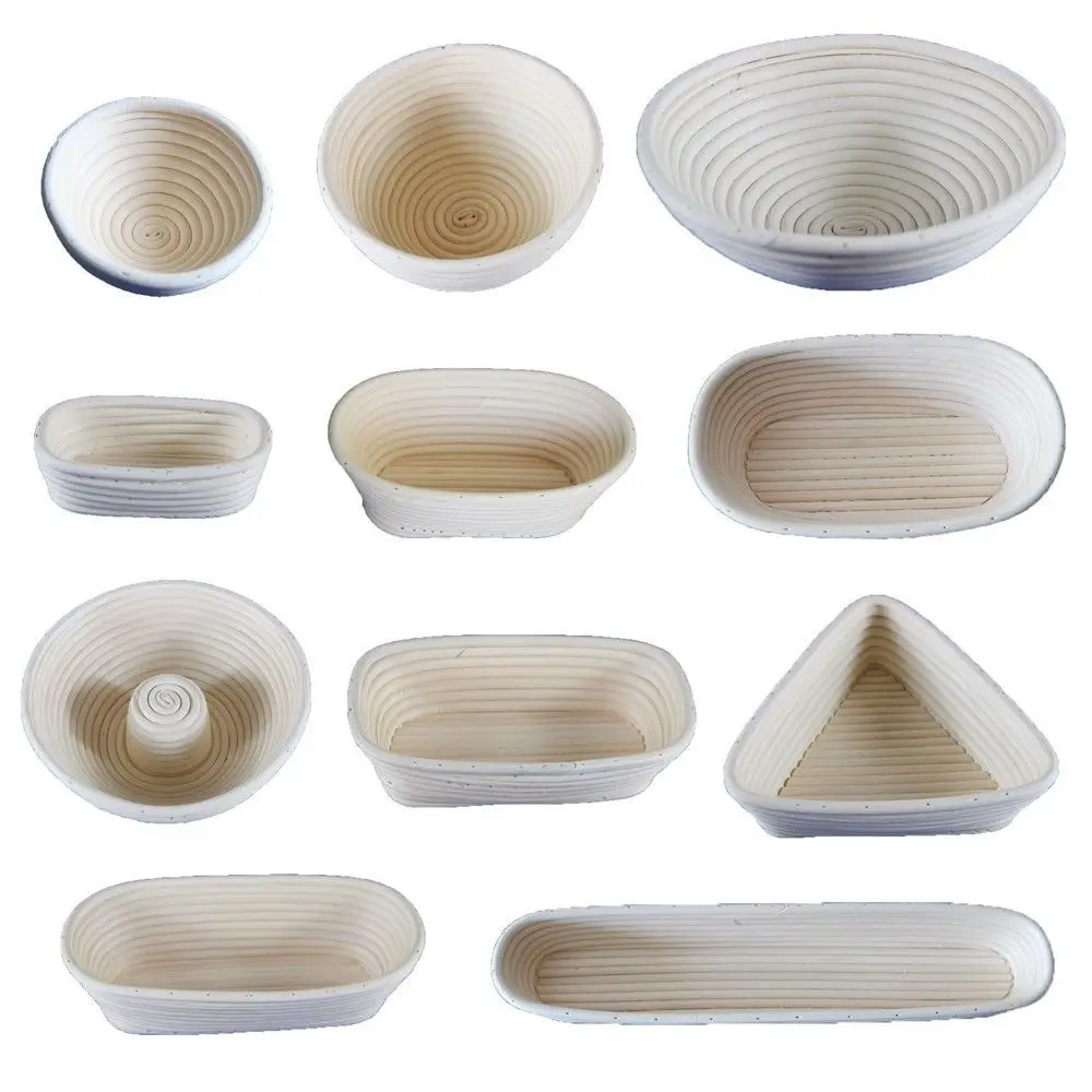 Round Oval Long Banneton Bortform Bread Proofing Basket & Liner Combo Natural Rattan Pure Handmade
Round Oval Long Banneton Bortform Bread Proofing Basket & Liner Combo Natural Rattan Pure Handmade