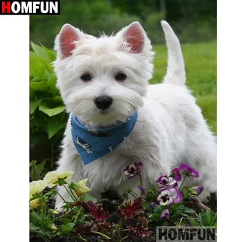 HOMFUN Full Square/Round Drill 5D DIY Diamond Painting "Animal flower dog" 3D Diamond Embroidery Cross Stitch Home Decor A20204
HOMFUN Full Square/Round Drill 5D DIY Diamond Painting "Animal flower dog" 3D Diamond Embroidery Cross Stitch Home Decor A20204