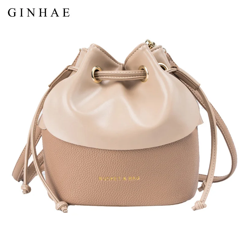 Luxury Women Bucket Bag Brand Designer Soft Handbags 2019 New Fashion Ladies Rivet Shoulder Crossbody Bags Litchi Leather Bolsas
Luxury Women Bucket Bag Brand Designer Soft Handbags 2019 New Fashion Ladies Rivet Shoulder Crossbody Bags Litchi Leather Bolsas