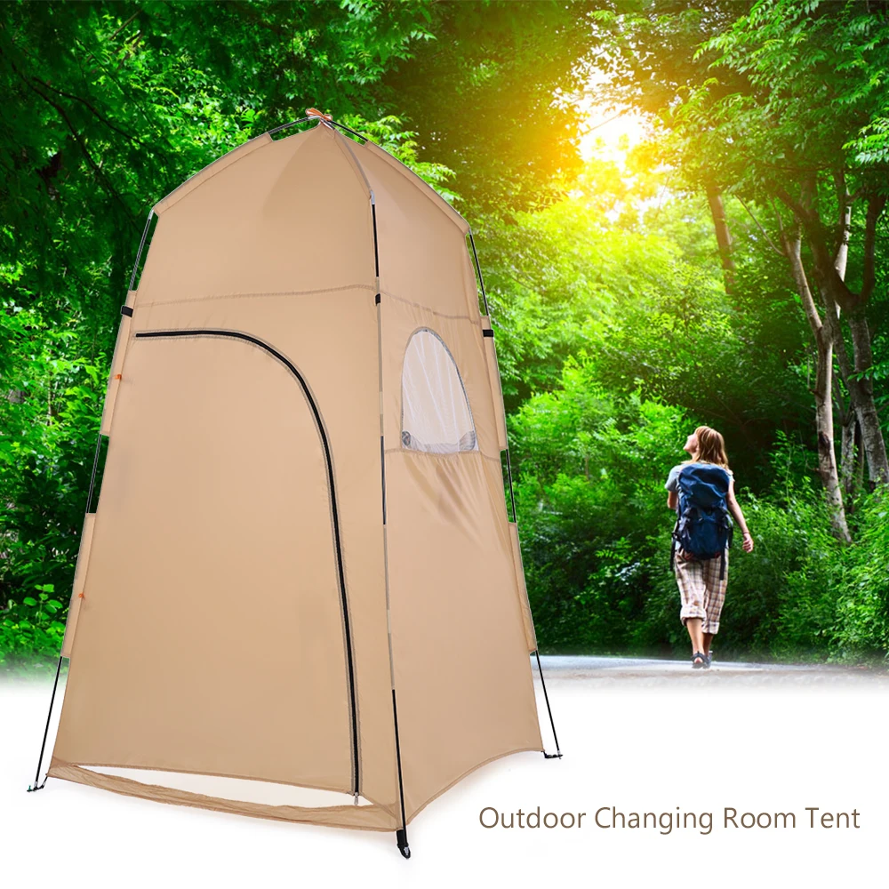 

TOMSHOO Shower Bath Tents Portable Outdoor Shower Bath Changing Fitting Room Tent Shelter Beach Camping Tent Privacy Toilet