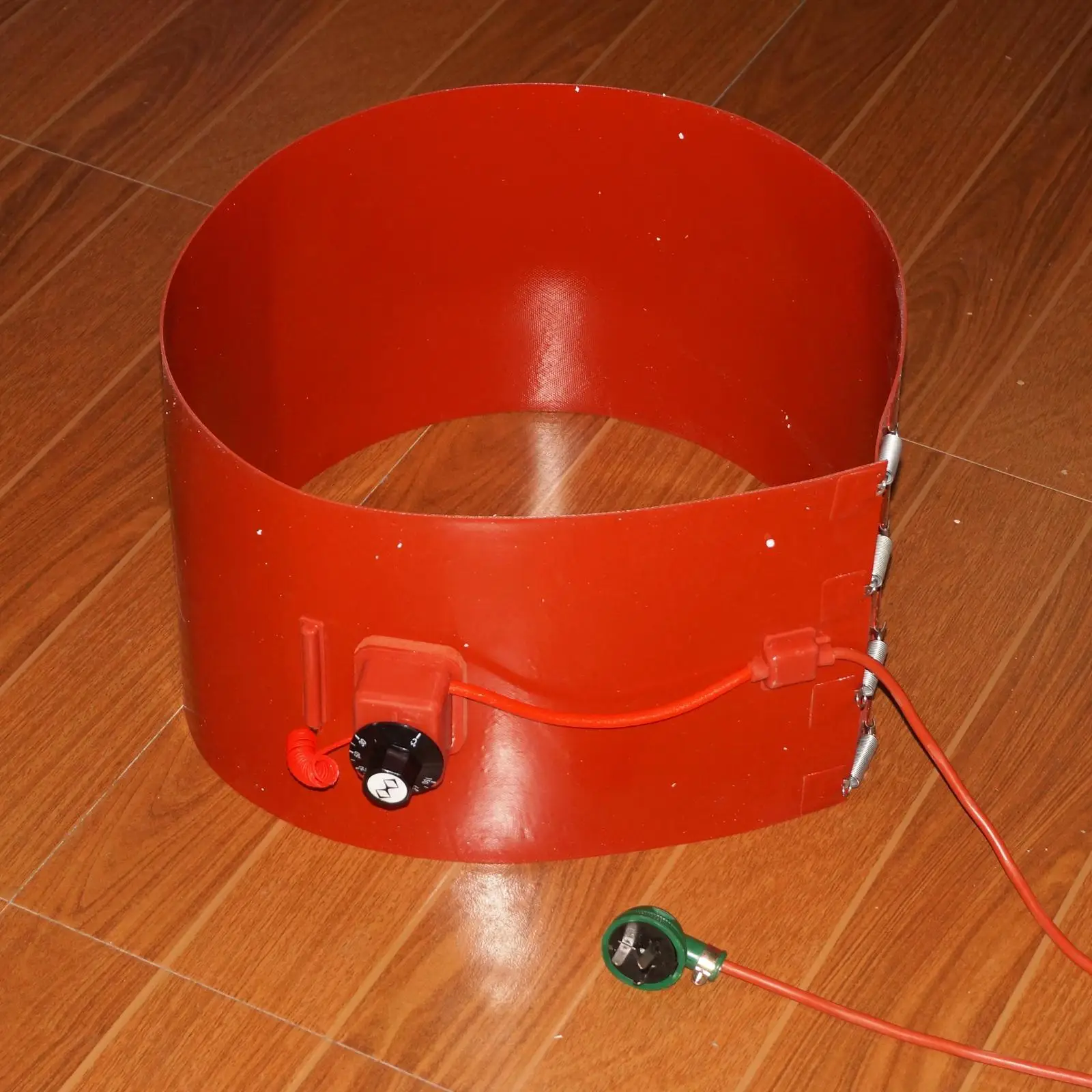 100 L(22 Gallon) 250x1250x1.6mm 1200W Flexible Silicon Band Drum Heater Blanket Oil Biodiesel Barrel Electrical Wires
100 L(22 Gallon) 250x1250x1.6mm 1200W Flexible Silicon Band Drum Heater Blanket Oil Biodiesel Barrel Electrical Wires