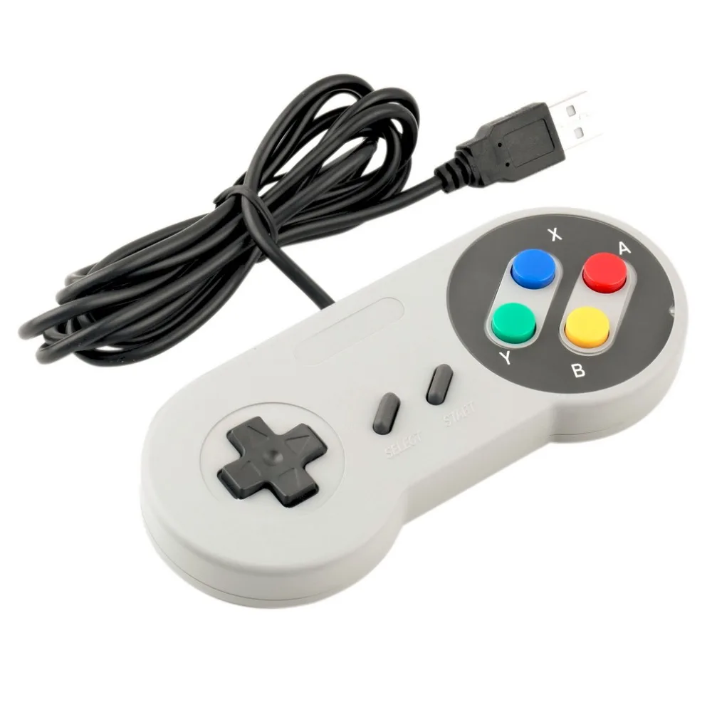 Ретро USB-контроллер для Nintendo SNES супер ПК MAC-контроллеры | Электроника