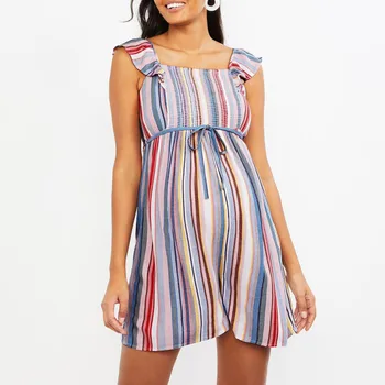 vetement femme 2019 Women Sleeveless Pregnancy maternity clothes dress Pants Stripe Ladies Summer Fashion Dress ropa de mujer
vetement femme 2019 Women Sleeveless Pregnancy maternity clothes dress Pants Stripe Ladies Summer Fashion Dress ropa de mujer