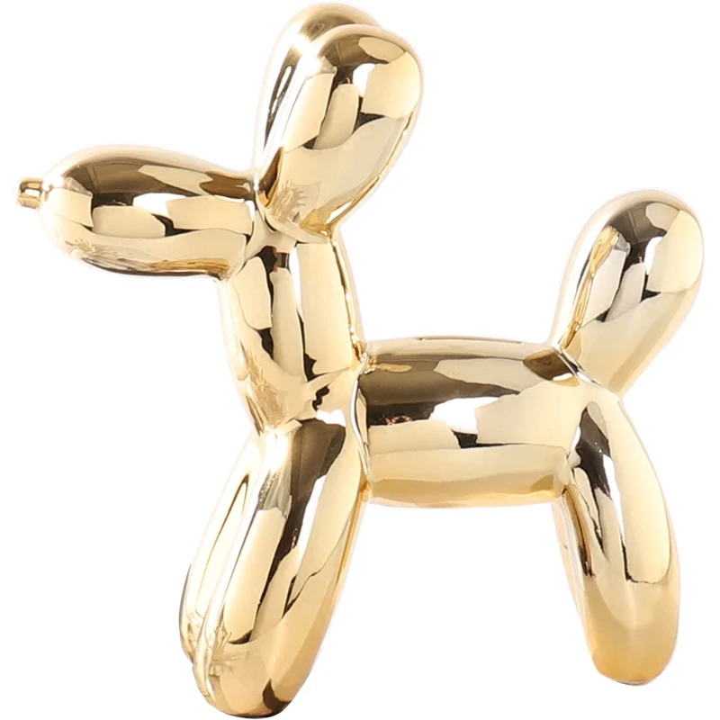 Nordic Ceramic Gold Balloon Dog Piggy Bank Home Decoration Accessories Statue Figurine Table Decor Crafts Kid Gift Money Box
Nordic Ceramic Gold Balloon Dog Piggy Bank Home Decoration Accessories Statue Figurine Table Decor Crafts Kid Gift Money Box