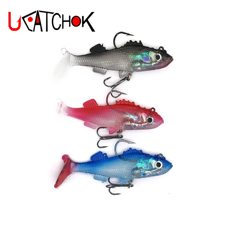 5pcs/lot 15g 8.5cm lead weight soft rubber fish sea bass killer T-tail silica gel soft artificial fake fish lure lead hooke bait
5pcs/lot 15g 8.5cm lead weight soft rubber fish sea bass killer T-tail silica gel soft artificial fake fish lure lead hooke bait