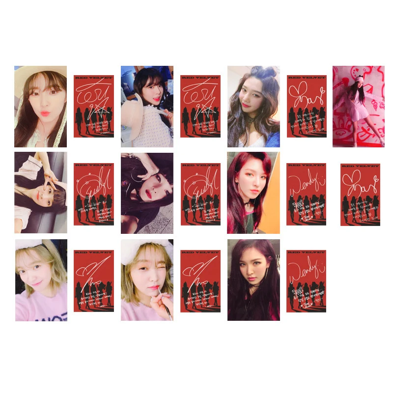 Youpop KPOP Red Velvet BAD BOY Album Photo Card Hip Hop Self Made Paper Cards Autograph Photocard XK565
Youpop KPOP Red Velvet BAD BOY Album Photo Card Hip Hop Self Made Paper Cards Autograph Photocard XK565