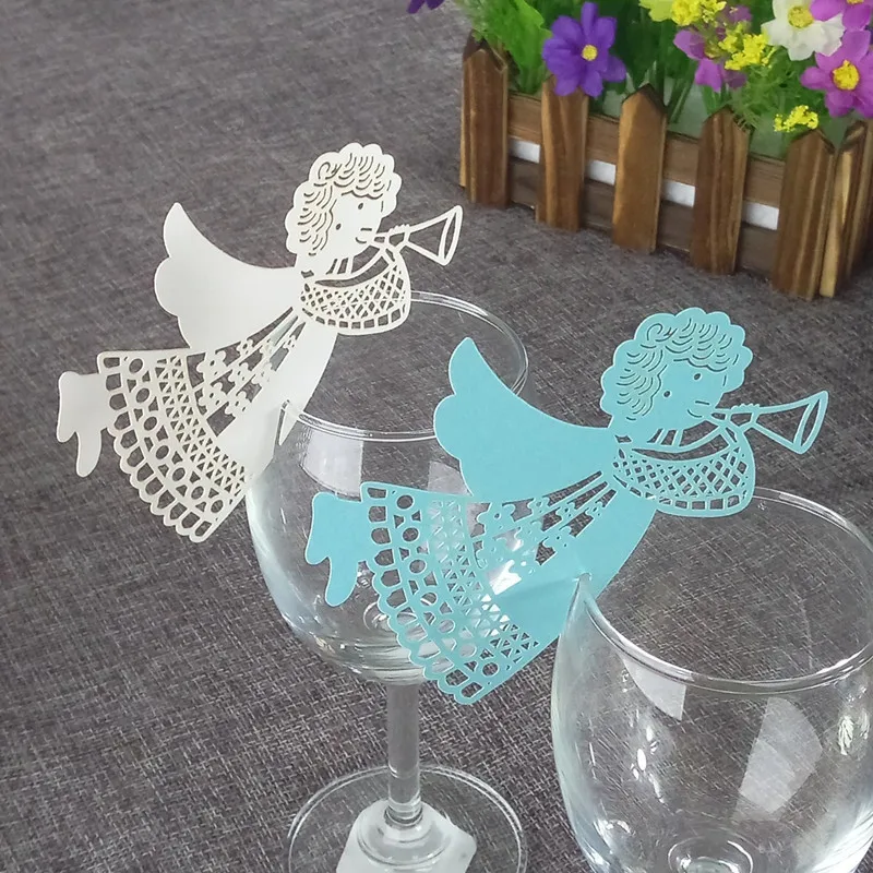 100Pcs Laser Cut Angel Cup Card Paper Carved Pattern Wedding Card Table Place Card Iridescent Paper Party Decoration 5ZB22
100Pcs Laser Cut Angel Cup Card Paper Carved Pattern Wedding Card Table Place Card Iridescent Paper Party Decoration 5ZB22