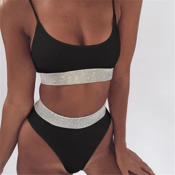Sexy Women Sequins Bikini Set Summer Push Up Padded Swimwear Swimsuit Bathing Beachwear Swimming Suit For Women Maillot De Bain
Sexy Women Sequins Bikini Set Summer Push Up Padded Swimwear Swimsuit Bathing Beachwear Swimming Suit For Women Maillot De Bain