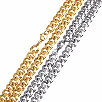 LOULEUR Gold Silver Color 60cm Stainless Steel Chains Bulk Wide 8mm Flat Link Rolo Chains for Necklace Bracelet Jewelry Making
LOULEUR Gold Silver Color 60cm Stainless Steel Chains Bulk Wide 8mm Flat Link Rolo Chains for Necklace Bracelet Jewelry Making