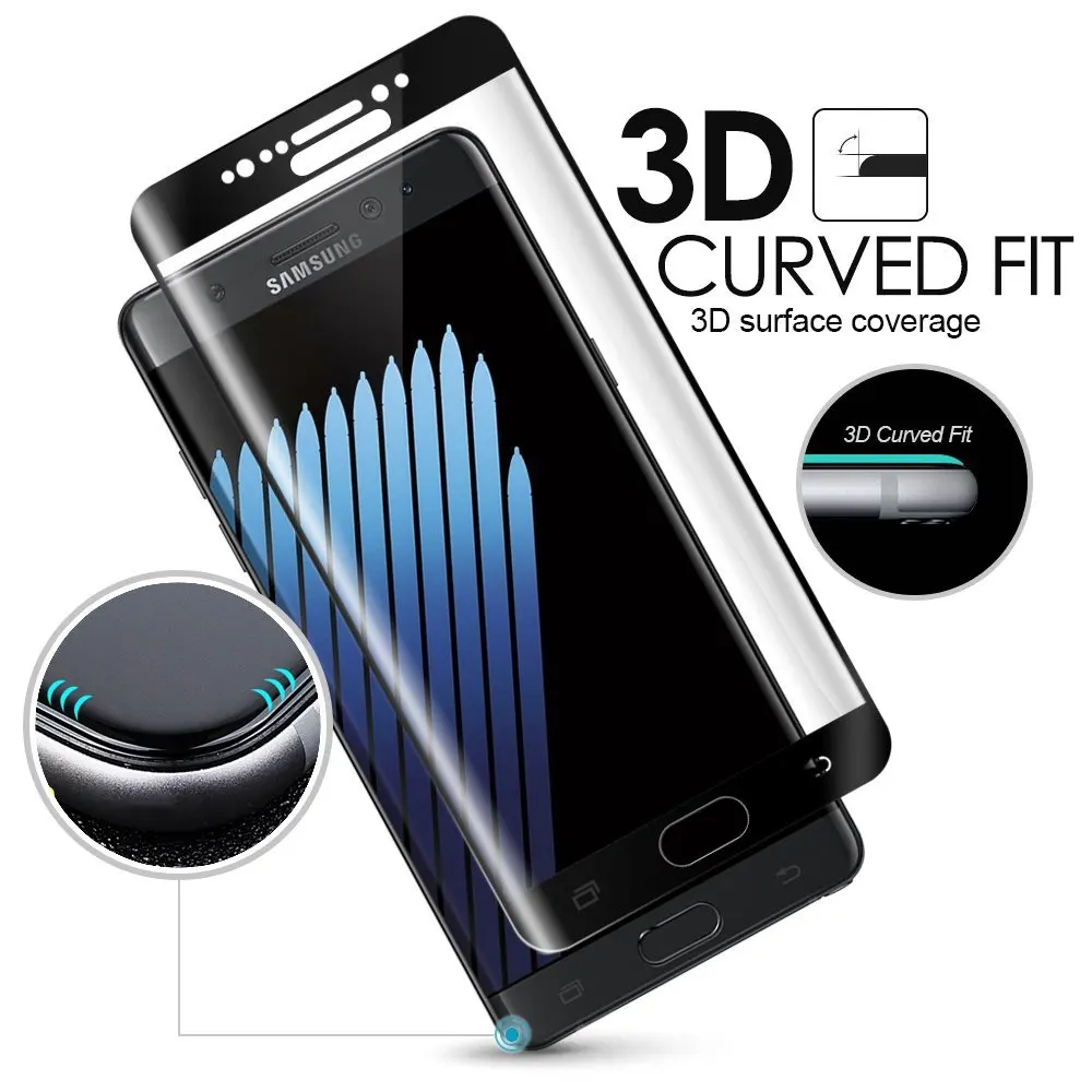 Full Cover Glass For Samsung Galaxy S8 plus note8 Screen Protector Tempered Phone 9H Fundas Note 8 Protective Film | Мобильные