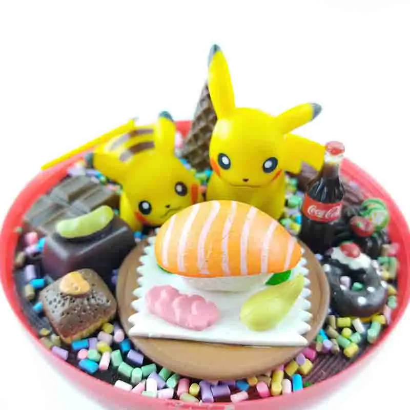 Japanese Hand made DIY Pocket Monster Figures Pokeball Mini Pikachu Sushi Toy Action Figure Christmas Birthday Gift Toy 
Japanese Hand made DIY Pocket Monster Figures Pokeball Mini Pikachu Sushi Toy Action Figure Christmas Birthday Gift Toy