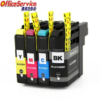 Compatible Ink Cartridge LC22E LC22 LC22EXXL Full Ink For Brother MFC-J5920DW printer. with chip
Compatible Ink Cartridge LC22E LC22 LC22EXXL Full Ink For Brother MFC-J5920DW printer. with chip