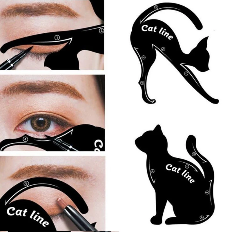 Cat Eyebrow Stencil Double Wing Eyeliner Stencil Eyeliner Stencil Models Template Shaper Tools Eyebrows Template Card DIY Beauty
Cat Eyebrow Stencil Double Wing Eyeliner Stencil Eyeliner Stencil Models Template Shaper Tools Eyebrows Template Card DIY Beauty