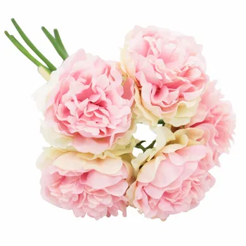 High Quality 1 Bunch 5 Heads Fake Peony Silk Artificial Flower Bridal Bouquet Christmas Wedding Party Events DIY Home Decoration
High Quality 1 Bunch 5 Heads Fake Peony Silk Artificial Flower Bridal Bouquet Christmas Wedding Party Events DIY Home Decoration