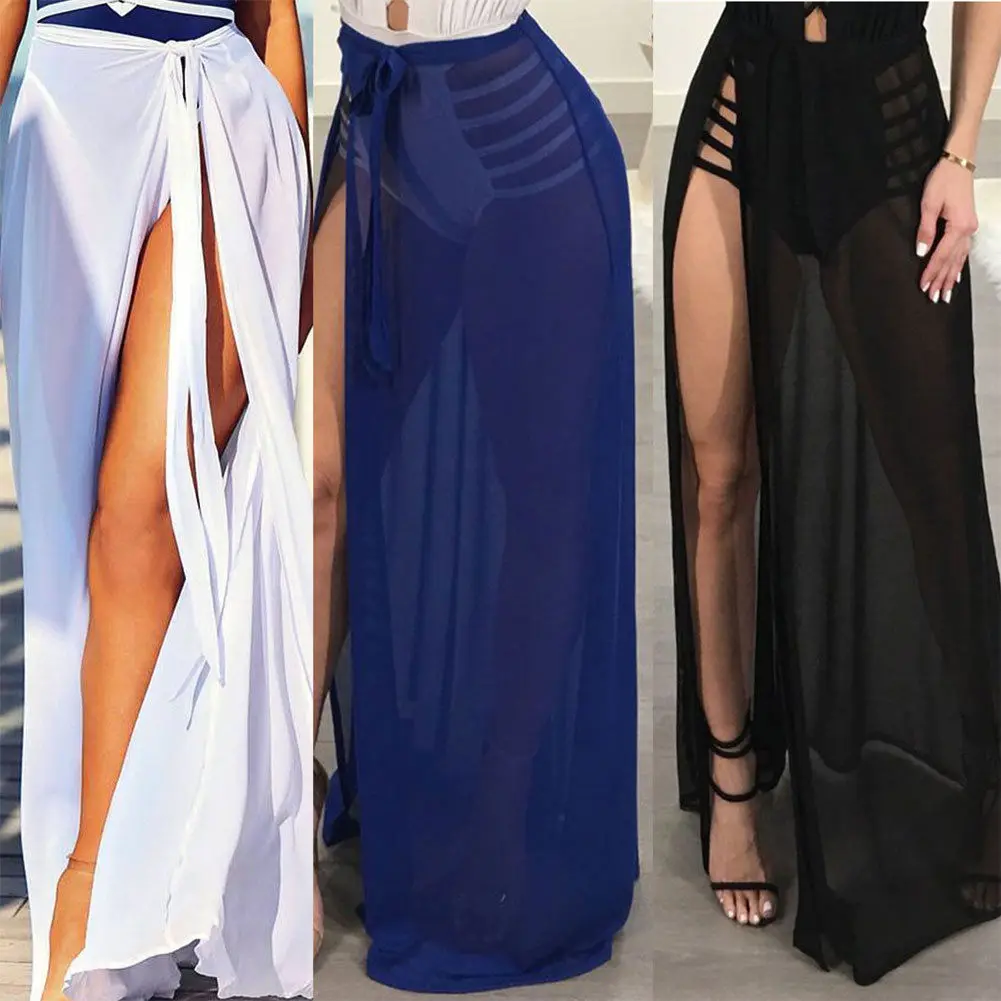 Women Sexy Bikini Cover Up Swimsuit Swimwear Beach Skirt Bathing Suit Cool Clothes Casual Solid Open Fork Long Skirts
Women Sexy Bikini Cover Up Swimsuit Swimwear Beach Skirt Bathing Suit Cool Clothes Casual Solid Open Fork Long Skirts