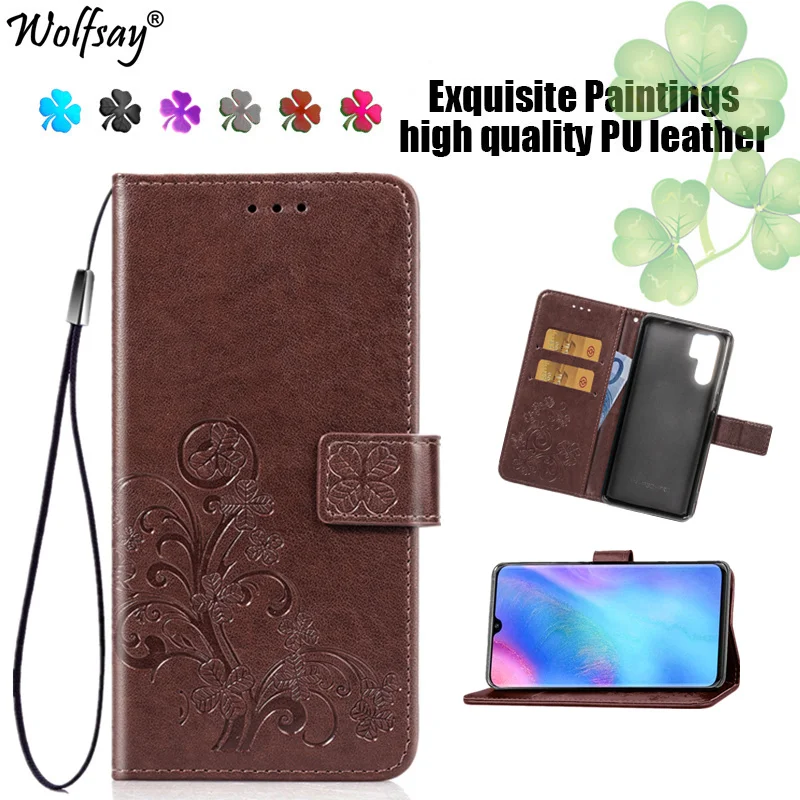 Huawei P30 Pro Case Flip Phone Bag Leather Wallet For Cover Silicone Luxury Funda | Мобильные телефоны и аксессуары