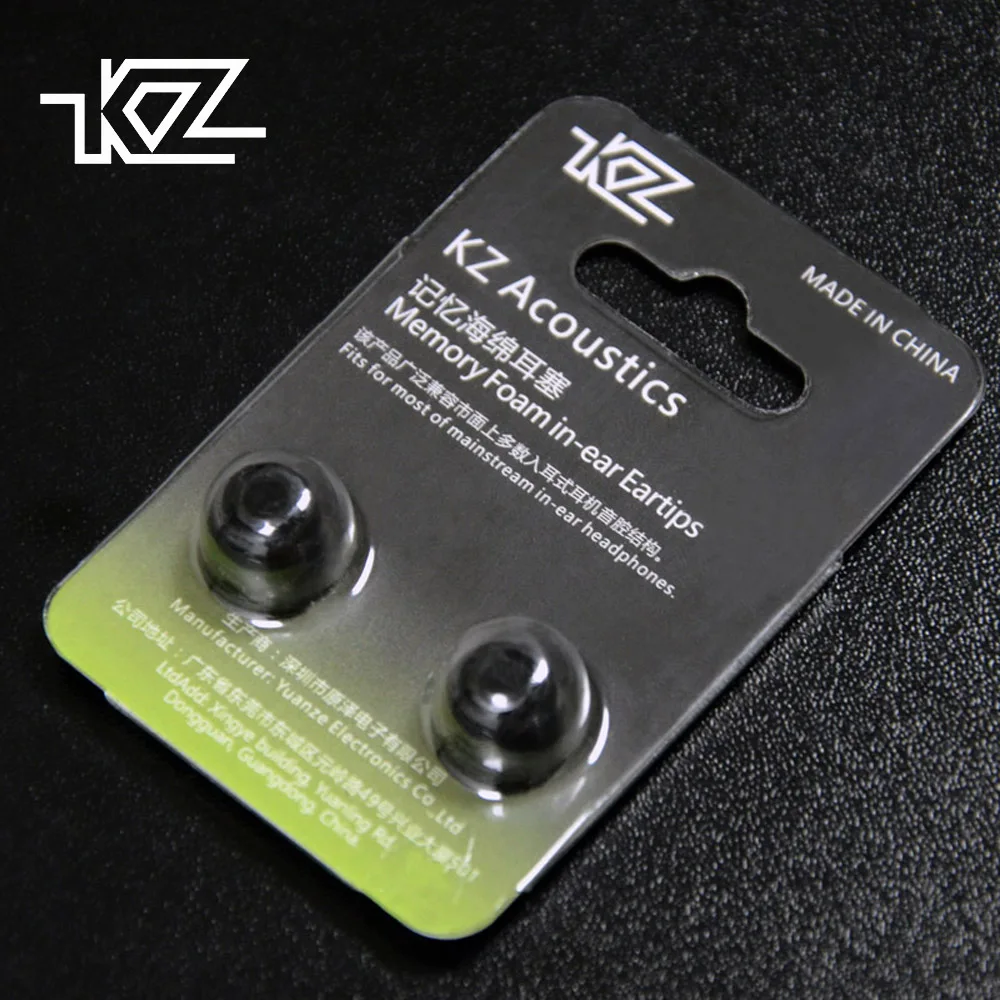 2 Pcs KZ Noise Isolation Memory Foam Tips Sponge Ear Pads for In Ear Earphone Headset Headphone Enhanced Bass Ear Pads For ZS10
2 Pcs KZ Noise Isolation Memory Foam Tips Sponge Ear Pads for In Ear Earphone Headset Headphone Enhanced Bass Ear Pads For ZS10
