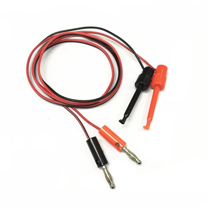 1pair of red and black Hot Multimeter Dual Test Hook Clip to Male Banana Plug Cable 4ft 4 in 1
1pair of red and black Hot Multimeter Dual Test Hook Clip to Male Banana Plug Cable 4ft 4 in 1
