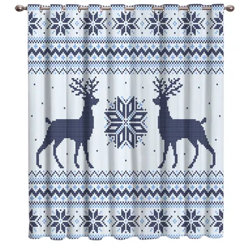 Christmas Elk Snow Blue Decoration Room Curtains Large Window Living Room Curtains Kitchen Bedroom Fabric Decor Kids
Christmas Elk Snow Blue Decoration Room Curtains Large Window Living Room Curtains Kitchen Bedroom Fabric Decor Kids