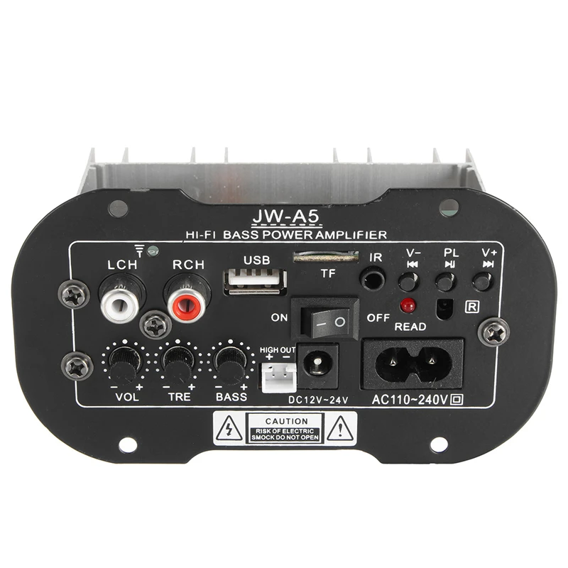 Universal 30W Car Subwoofer Hi-Fi Bass Power Amplifier Board Audio TF USB bluetooth
Universal 30W Car Subwoofer Hi-Fi Bass Power Amplifier Board Audio TF USB bluetooth