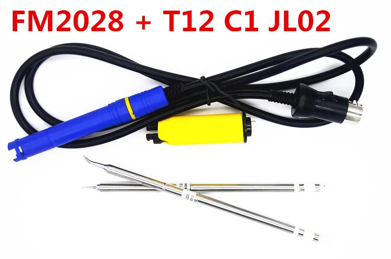 NOVFIX FM-2028 Solder Handle Welding Iron Handle Soldering Station Iron with T12 Tip C1 JL02
NOVFIX FM-2028 Solder Handle Welding Iron Handle Soldering Station Iron with T12 Tip C1 JL02