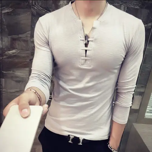 Fashion Men's Slim Fit V Neck Long Sleeve Muscle Tee T-shirt Casual Solid Basic Tops
Fashion Men's Slim Fit V Neck Long Sleeve Muscle Tee T-shirt Casual Solid Basic Tops