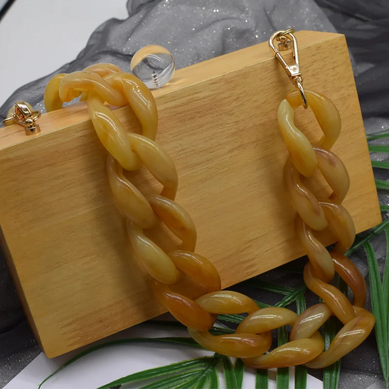 60cm Big Size DIY Acrylic Resin Chain Bag Strap Handbag Plastic Strap Fashion Colorful Women Bag Accessories Shoulder
60cm Big Size DIY Acrylic Resin Chain Bag Strap Handbag Plastic Strap Fashion Colorful Women Bag Accessories Shoulder