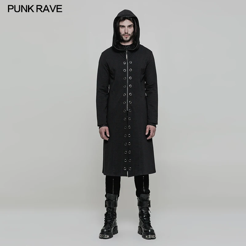 PUNK RAVE Mens Jacket and Coat Knitted Fabric Hooded Gothic Steampunk Rock Jackets Steage Performance Personality Costume
PUNK RAVE Mens Jacket and Coat Knitted Fabric Hooded Gothic Steampunk Rock Jackets Steage Performance Personality Costume