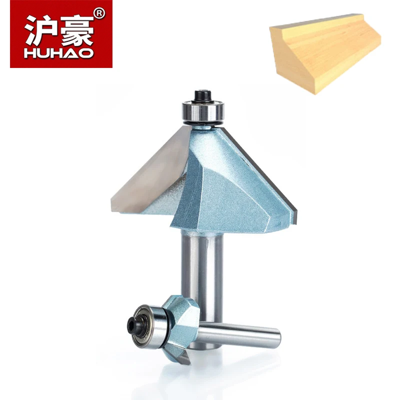 HUHAO 1pc 1/2"1/4" Shank Chamfer Cutter Industrial Grade Router Bits For Wood Horse Nose Bit 45 Deg CNC Woodworking Tool Endmil
HUHAO 1pc 1/2"1/4" Shank Chamfer Cutter Industrial Grade Router Bits For Wood Horse Nose Bit 45 Deg CNC Woodworking Tool Endmil